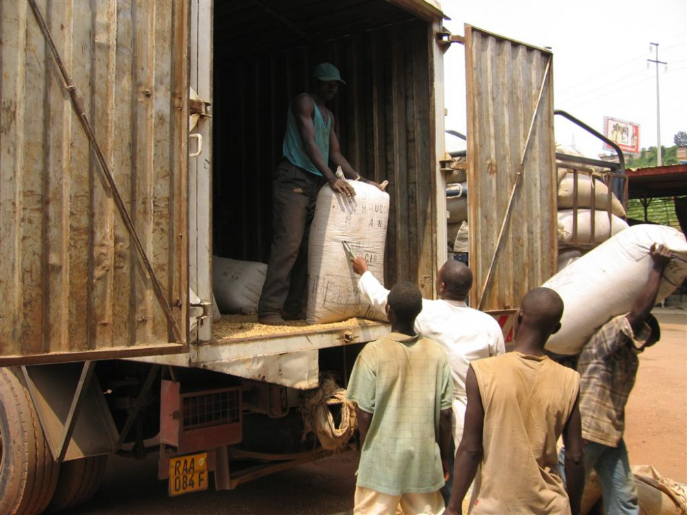 truck of coffee